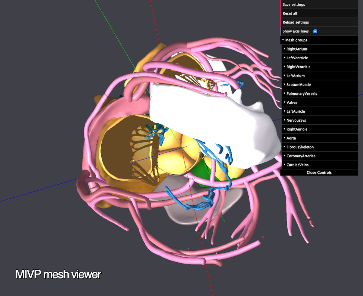 WebGL mesh viewer