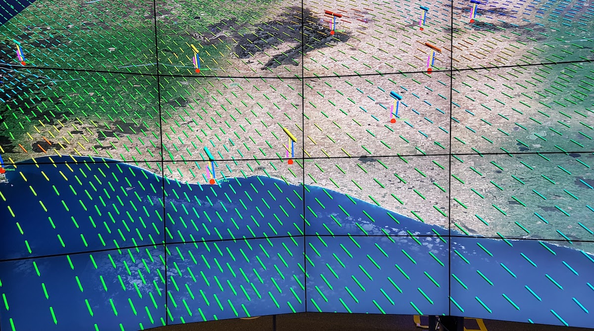 Overlay weather data